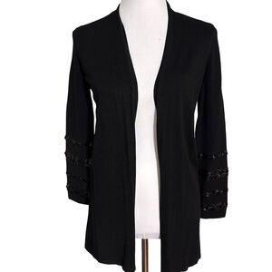 Alfani Black Open Front Cardigan